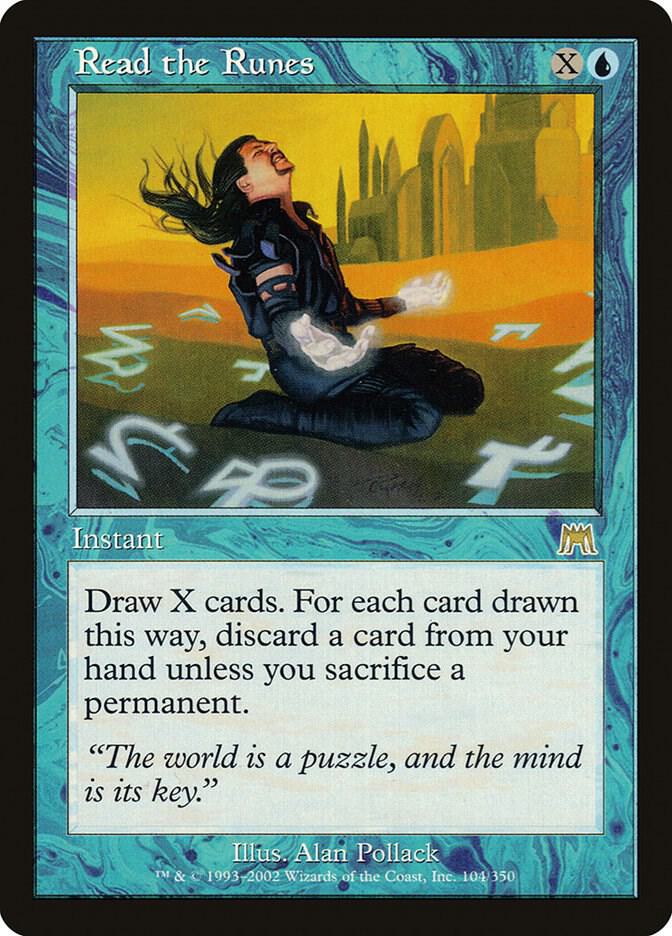 Read the Runes 104 (Onslaught)  - Foil | Good Games Adelaide SA