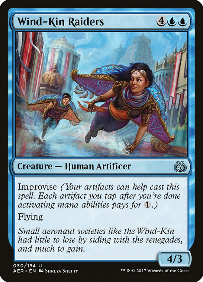 Wind-Kin Raiders 50 (Aether Revolt)  - Foil | Good Games Adelaide SA