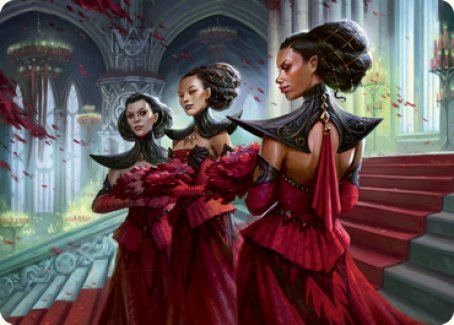 Olivia's Attendants Art Card [Innistrad: Crimson Vow Art Series] | Good Games Adelaide SA