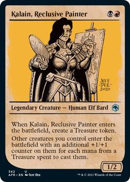 Kalain Reclusive Painter Showcase 342 (Adventures in the Forgotten Realms)  - Foil | Good Games Adelaide SA