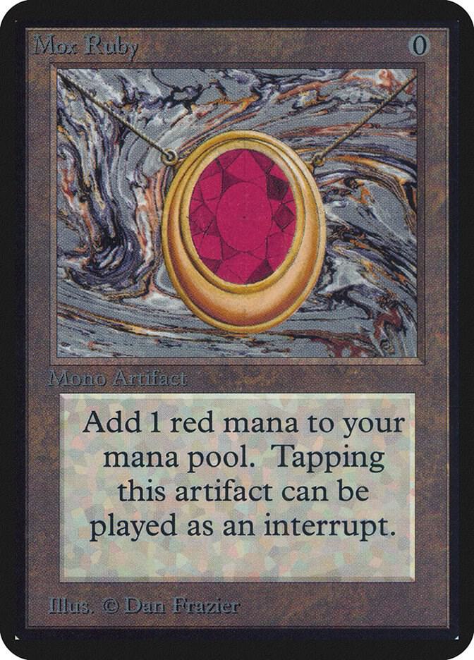 Mox Ruby  (Alpha Edition)  | Good Games Adelaide SA