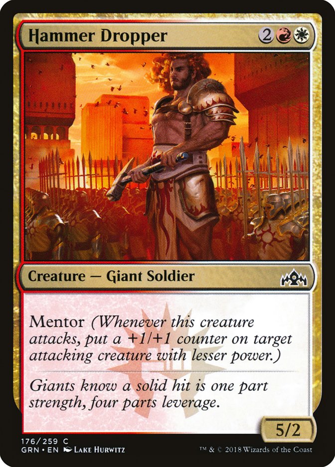 Hammer Dropper 176 (Guilds of Ravnica)  - Foil | Good Games Adelaide SA