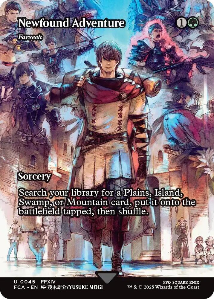 Newfound Adventure Farseek 45 (FINAL FANTASY: Through the Ages)  - Foil | Good Games Adelaide SA