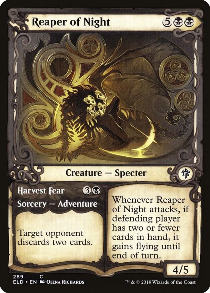 Reaper of Night // Harvest Fear 289 (Throne of Eldraine)  - Foil | Good Games Adelaide SA