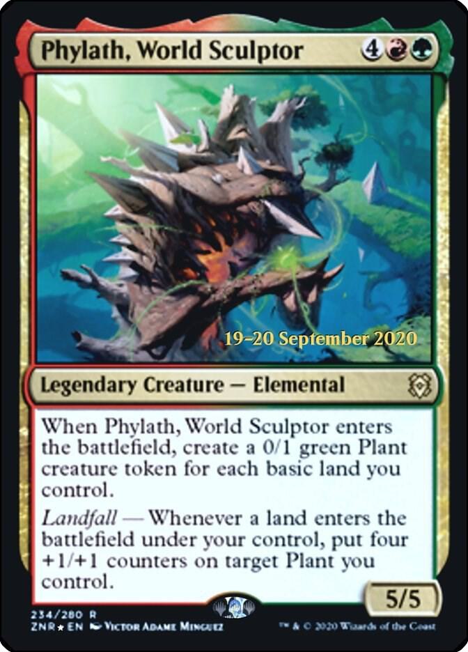 Phylath World Sculptor 234 (Prerelease Cards)  - Foil | Good Games Adelaide SA