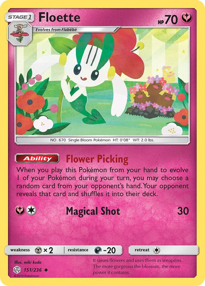 Floette 151/236 (SM - Cosmic Eclipse)  | Good Games Adelaide SA