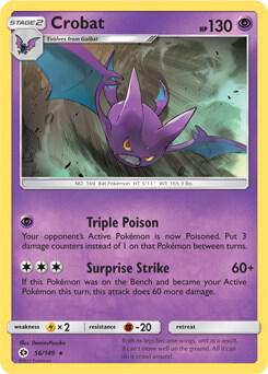Crobat 56 149 Prerelease Kit Exclusive 056/149 (Deck Exclusives)  | Good Games Adelaide SA