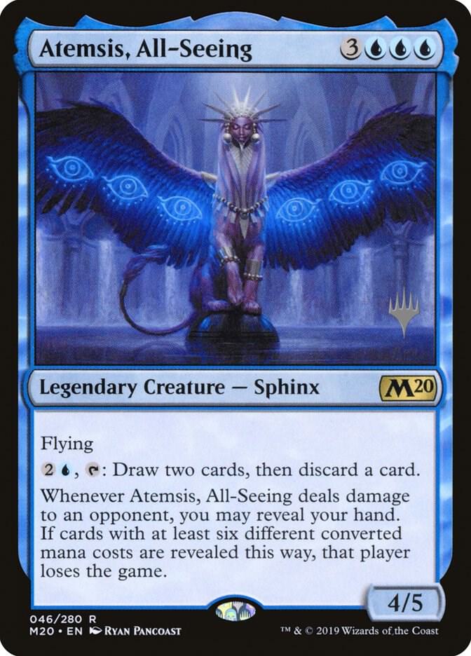 Atemsis All Seeing 46 (Promo Pack: Core Set 2020)  - Foil | Good Games Adelaide SA