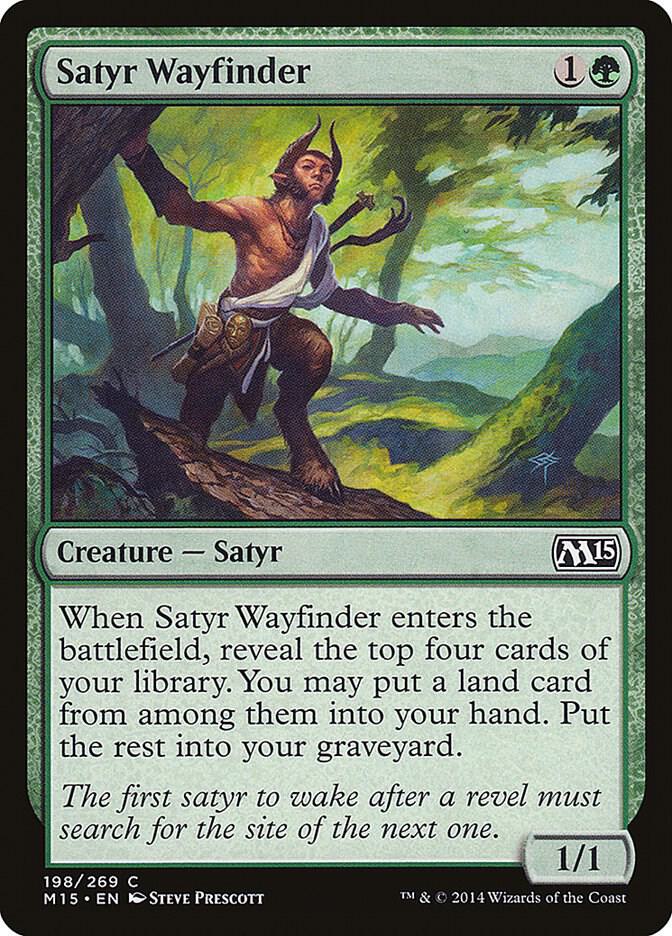 Satyr Wayfinder 198 (Magic 2015 (M15))  - Foil | Good Games Adelaide SA