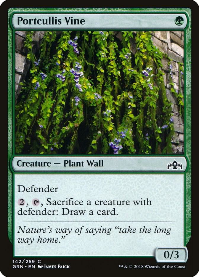 Portcullis Vine 142 (Guilds of Ravnica)  - Foil | Good Games Adelaide SA