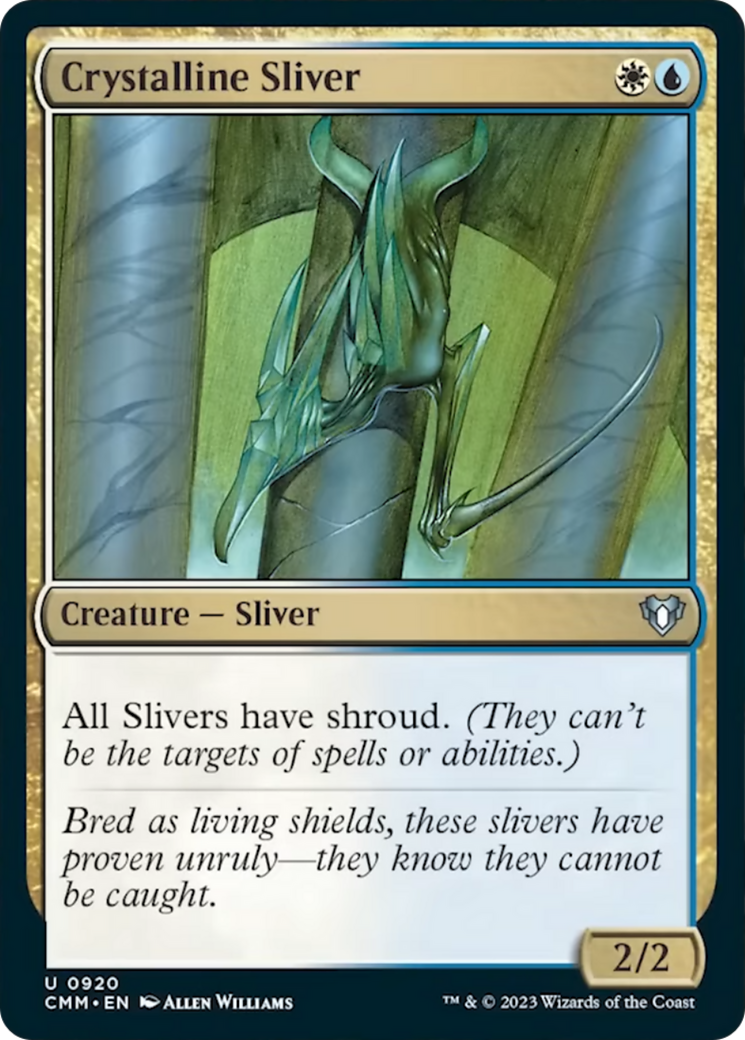 Crystalline Sliver [Commander Masters] | Good Games Adelaide SA