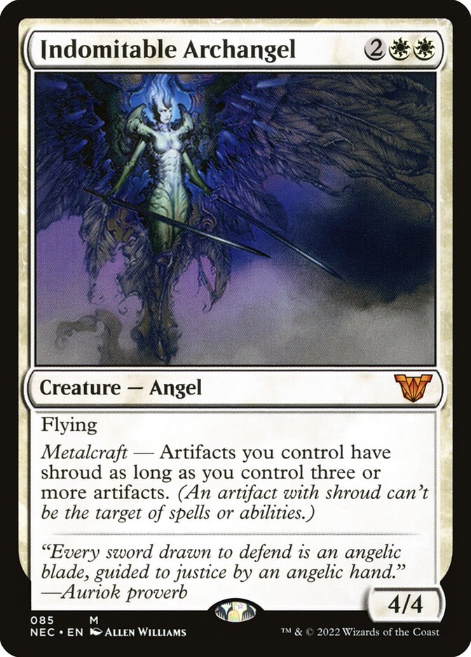 Indomitable Archangel 85/38 (Commander: Kamigawa: Neon Dynasty)  | Good Games Adelaide SA
