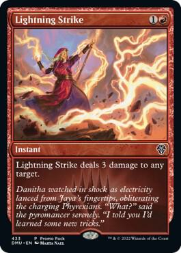 Lightning Strike 433 (Promo Pack: Dominaria United)  | Good Games Adelaide SA