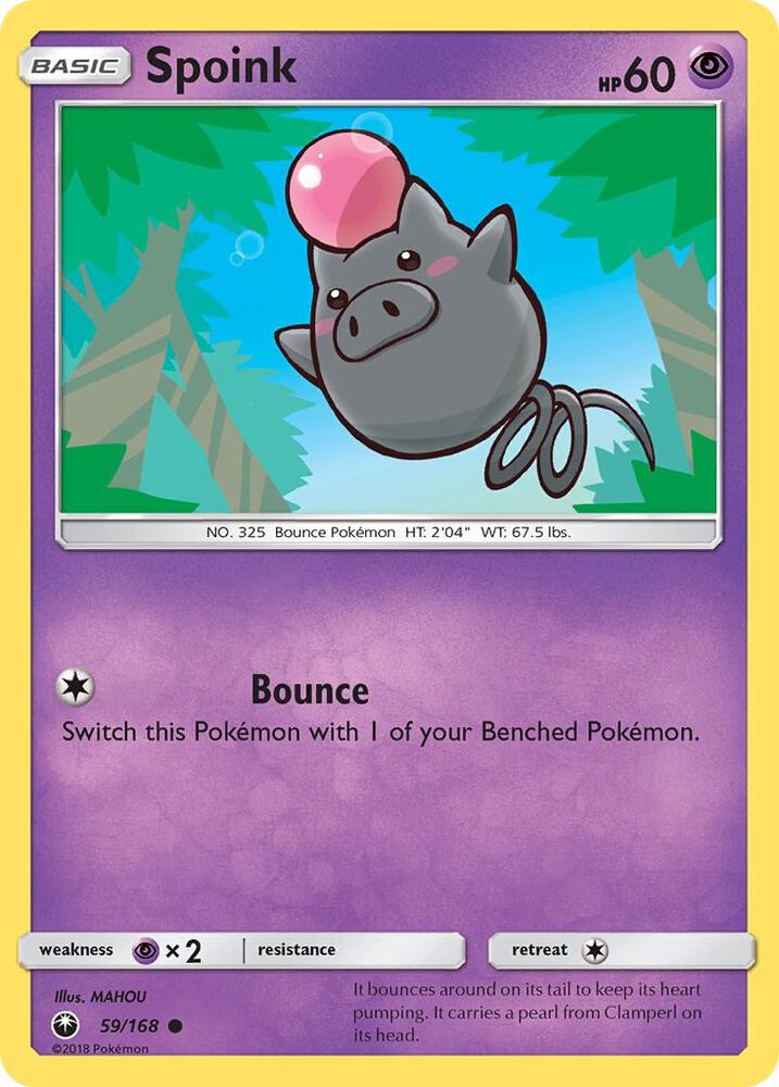 Spoink 59/168 (SM - Celestial Storm)  | Good Games Adelaide SA