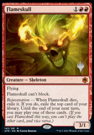 Flameskull (Promo Pack) [Dungeons & Dragons: Adventures in the Forgotten Realms Promos] | Good Games Adelaide SA