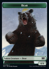 Bear // Vampire Double-sided Token [Double Masters 2022 Tokens] | Good Games Adelaide SA