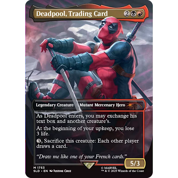 Deadpool, Trading Card [Secret Lair Drop Series] | Good Games Adelaide SA