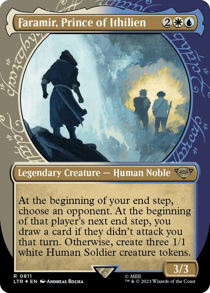 Faramir, Prince of Ithilien 811 (Universes Beyond: The Lord of the Rings: Tales of Middle-earth)  - Showcase Surge Foil | Good Games Adelaide SA