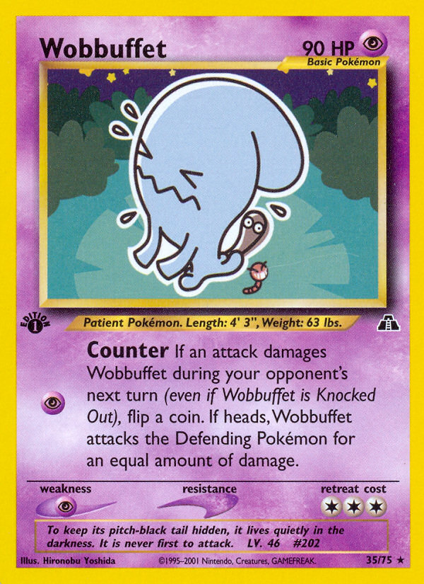 Wobbuffet (35/75) [Neo Discovery 1st Edition] | Good Games Adelaide SA
