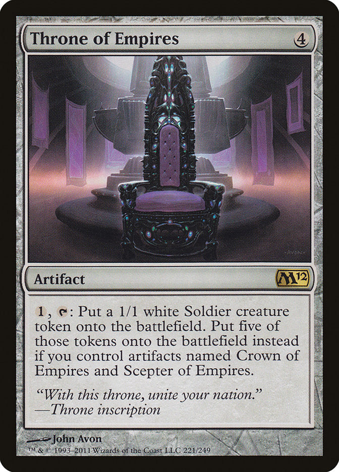 Throne of Empires 221 (Magic 2012 (M12))  | Good Games Adelaide SA