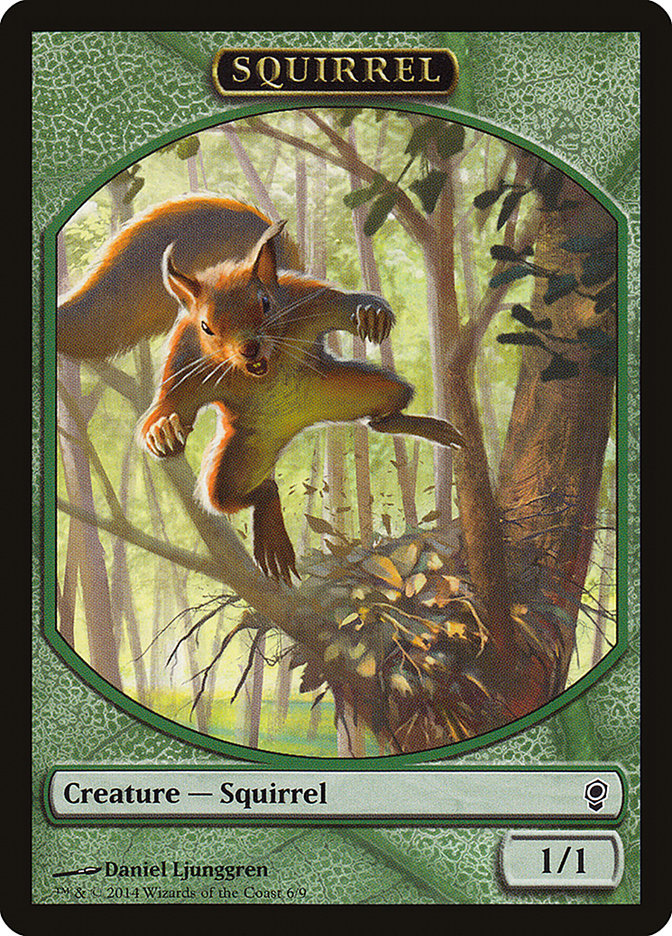 Squirrel Token [Conspiracy Tokens] | Good Games Adelaide SA