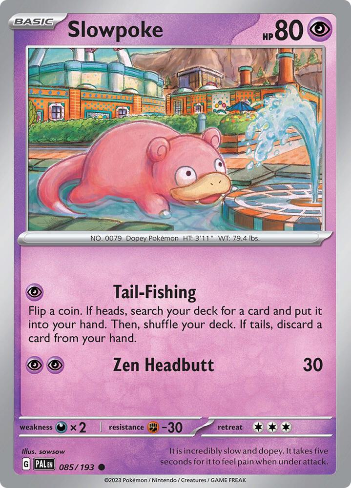 Slowpoke 085/193 (SV02: Paldea Evolved)  | Good Games Adelaide SA