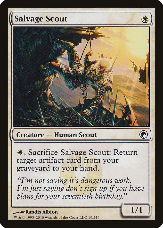 Salvage Scout 19 (Scars of Mirrodin)  - Foil | Good Games Adelaide SA