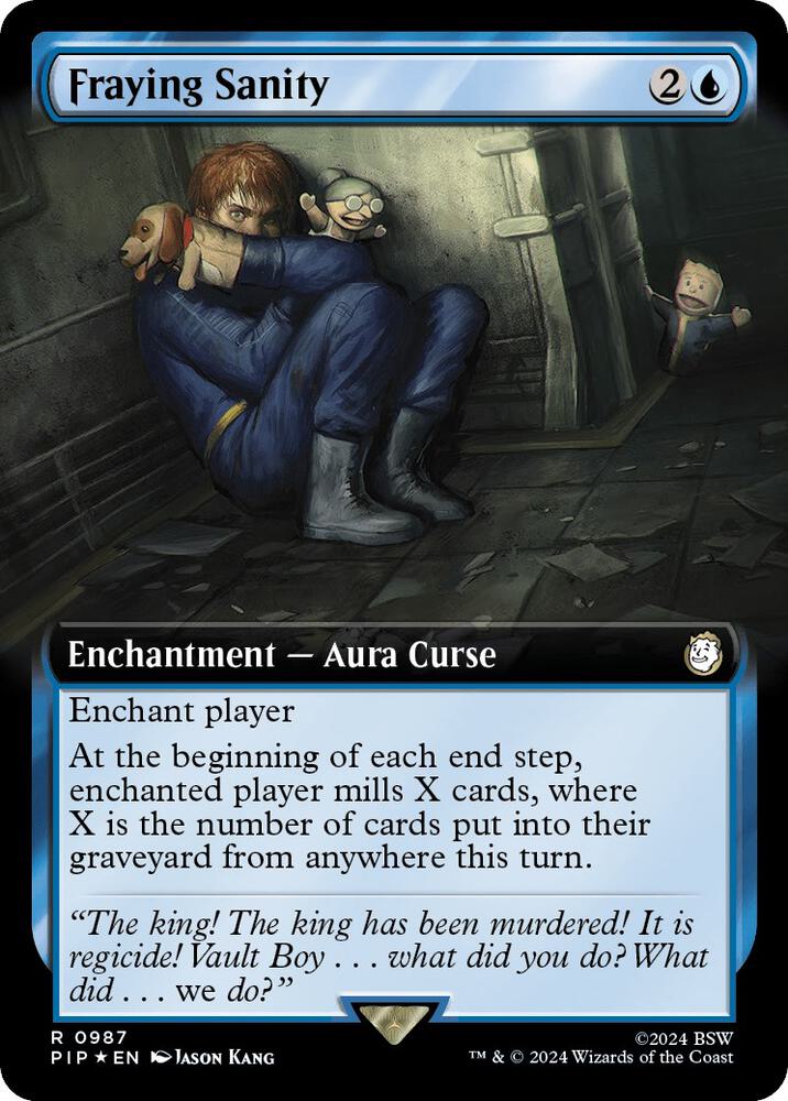 Fraying Sanity Extended Art Surge Foil 987 (Universes Beyond: Fallout)  - Foil | Good Games Adelaide SA