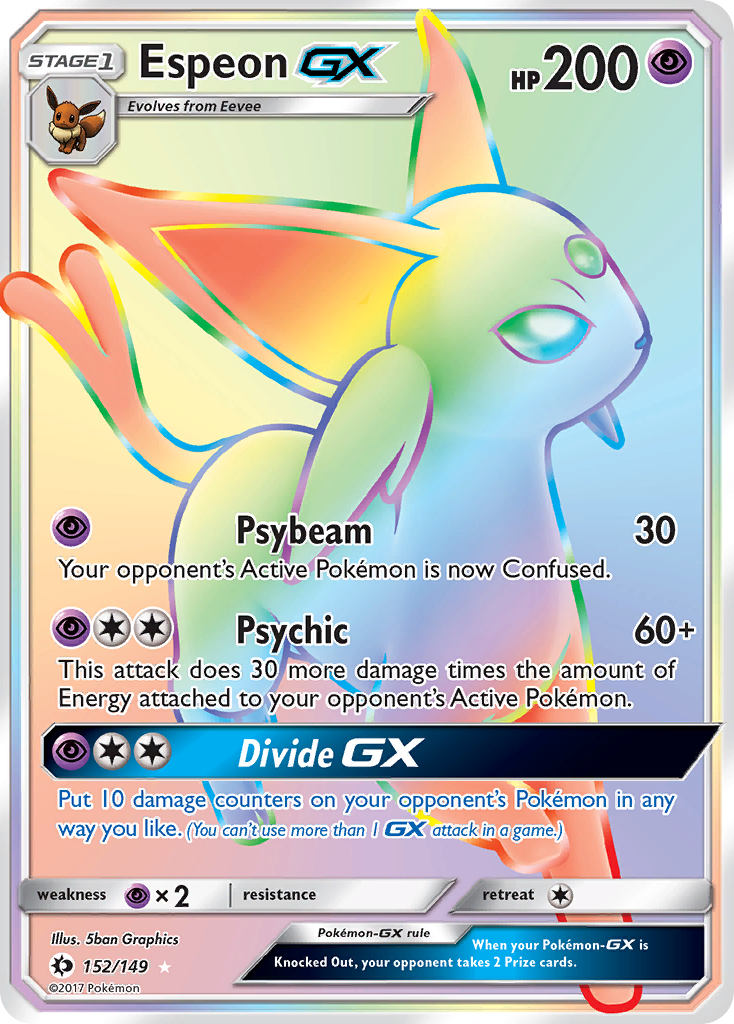 Espeon GX (152/149) [Sun & Moon: Base Set] | Good Games Adelaide SA