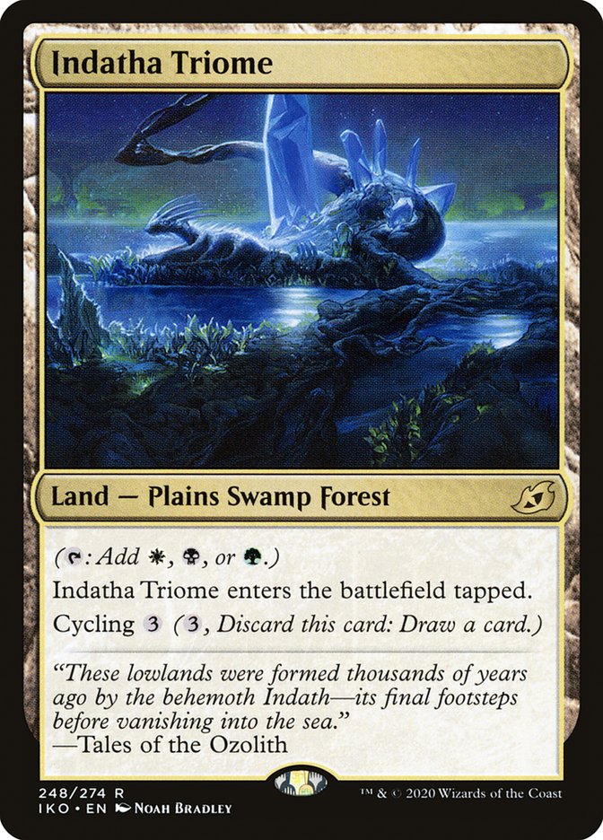 Indatha Triome 248 (Ikoria: Lair of Behemoths)  - Foil | Good Games Adelaide SA
