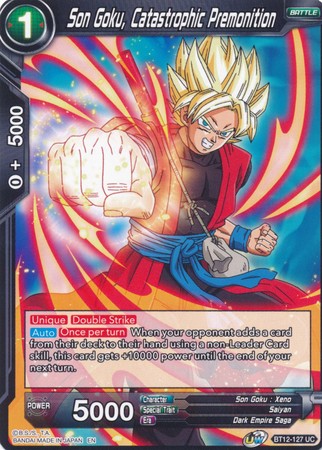 Son Goku, Catastrophic Premonition [BT12-127] | Good Games Adelaide SA