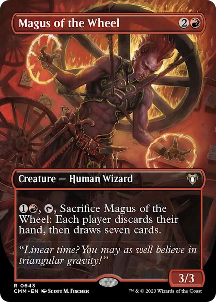 Magus of the Wheel 643 (Commander Masters)  - Borderless | Good Games Adelaide SA