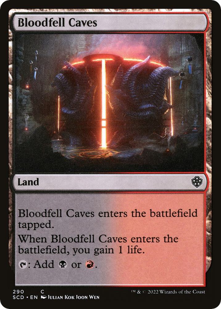 Bloodfell Caves 290 (Starter Commander Decks)  | Good Games Adelaide SA
