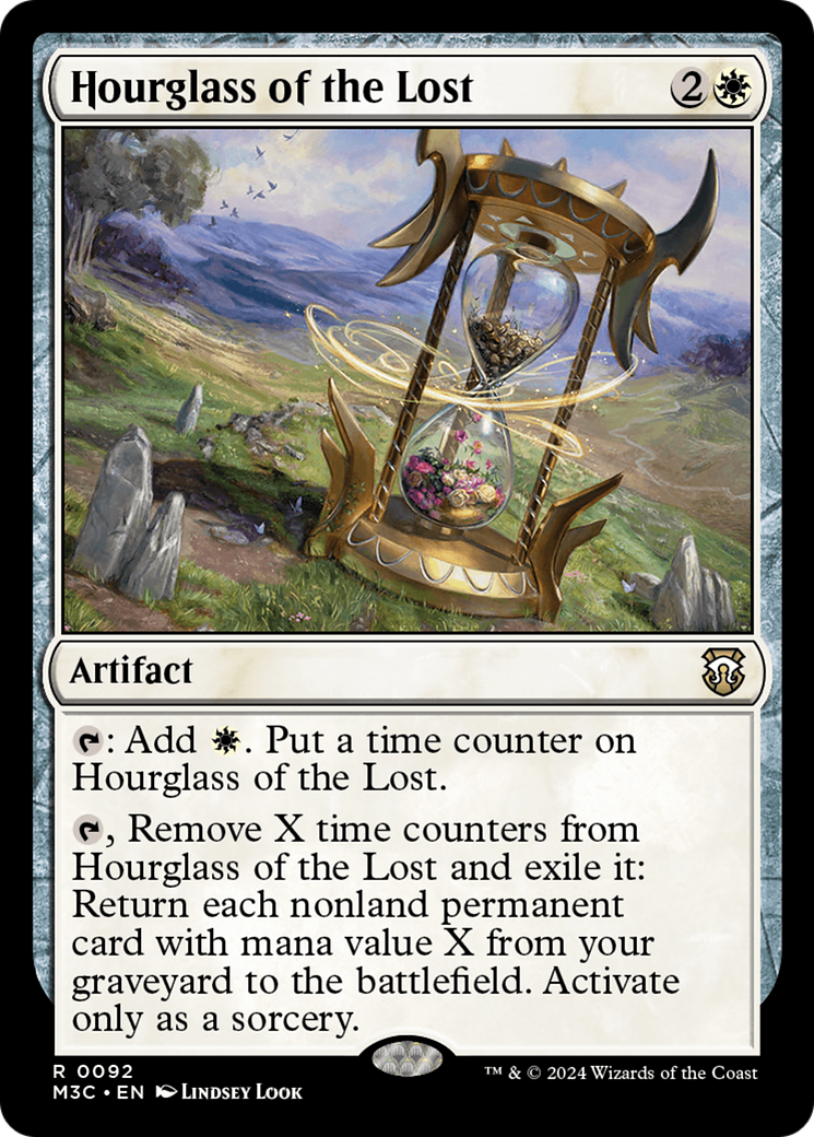 Hourglass of the Lost (Ripple Foil) [Modern Horizons 3 Commander] | Good Games Adelaide SA