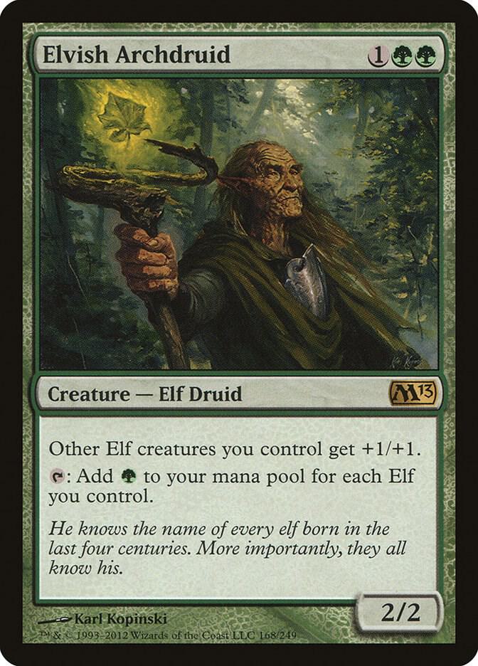 Elvish Archdruid 168 (Magic 2013 (M13))  - Foil | Good Games Adelaide SA