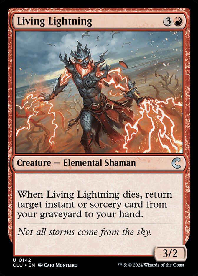 Living Lightning 142 (Ravnica: Clue Edition)  | Good Games Adelaide SA