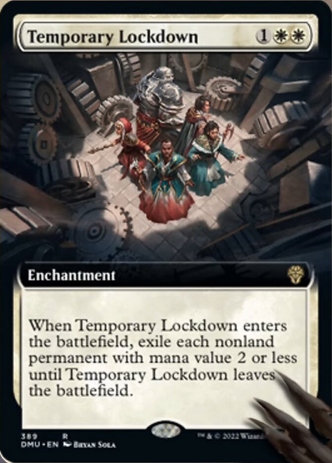 Temporary Lockdown (Extended Art) [Dominaria United] | Good Games Adelaide SA