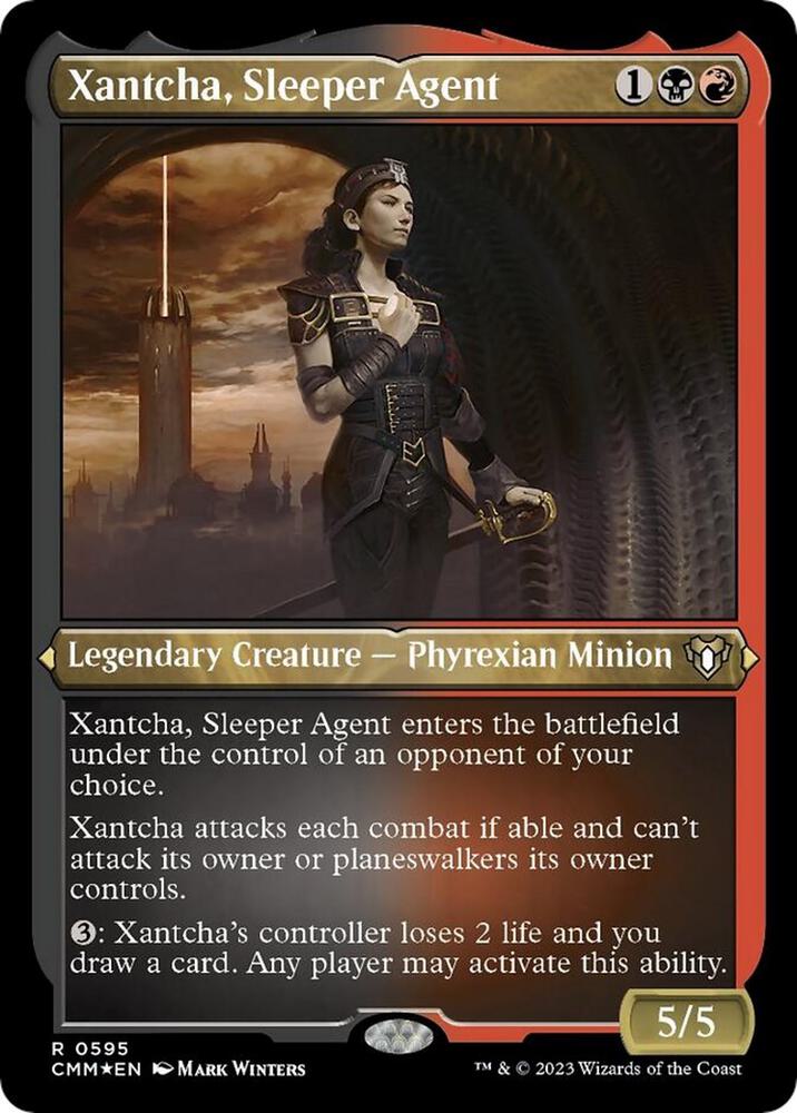 Xantcha, Sleeper Agent 595 (Commander Masters)  - Etched Foil | Good Games Adelaide SA