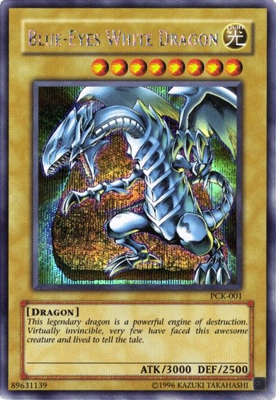 Blue-Eyes White Dragon (Power of Chaos: Kaiba the Revenge) [PCK-001] Secret Rare | Good Games Adelaide SA