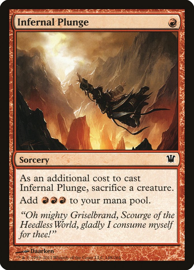 Infernal Plunge [Innistrad] | Good Games Adelaide SA