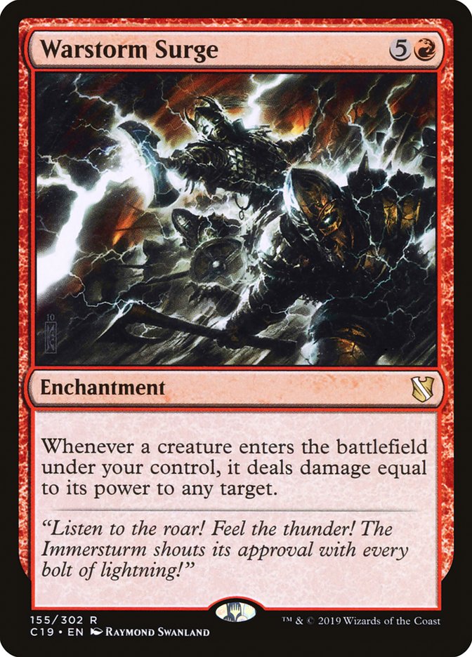 Warstorm Surge [Commander 2019] | Good Games Adelaide SA