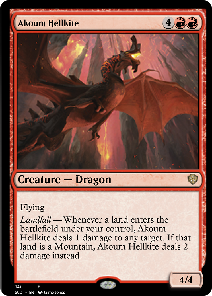 Akoum Hellkite [Starter Commander Decks] | Good Games Adelaide SA