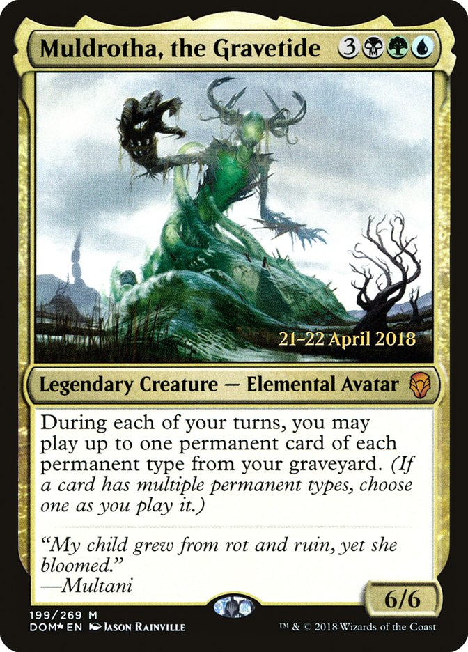 Muldrotha, the Gravetide [Dominaria Promos] | Good Games Adelaide SA
