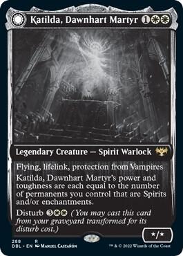 Katilda Dawnhart Martyr 288 (Innistrad: Double Feature)  - Foil | Good Games Adelaide SA