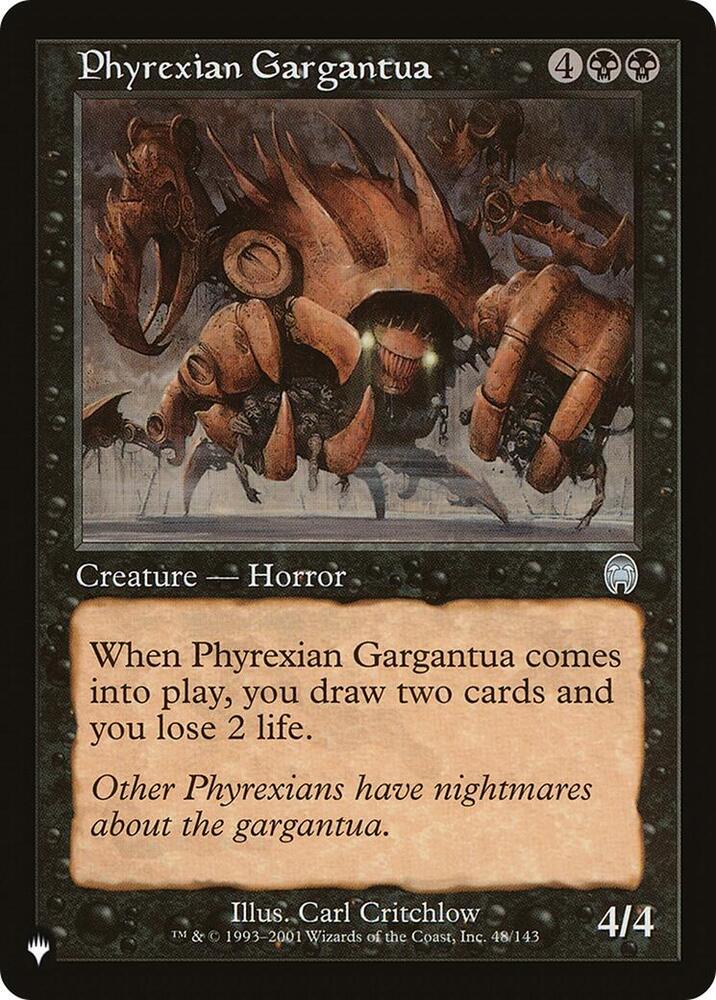 Phyrexian Gargantua 48/143 (The List Reprints)  | Good Games Adelaide SA