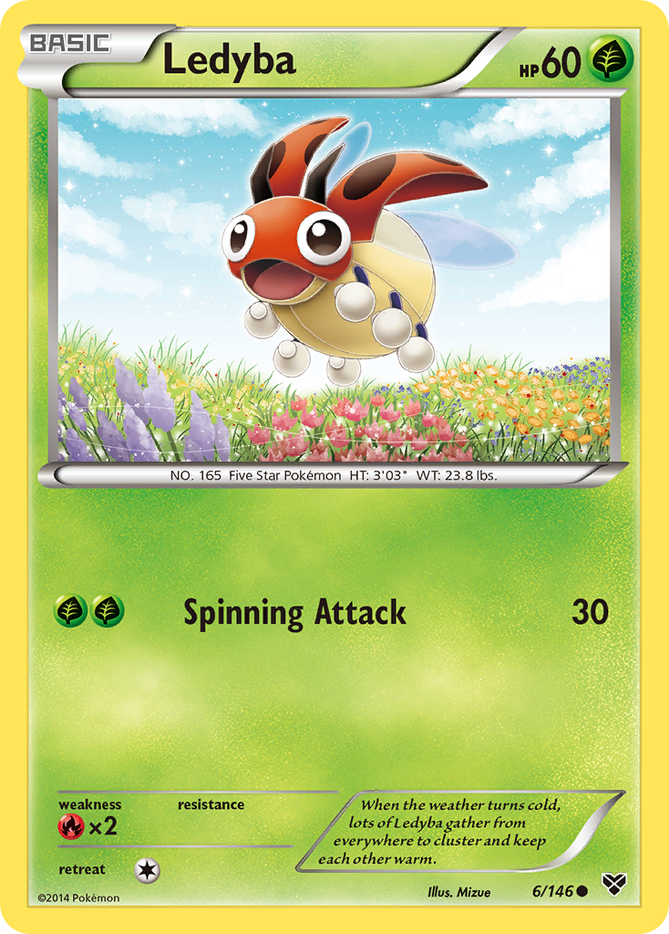 Ledyba (6/146) [XY: Base Set] | Good Games Adelaide SA