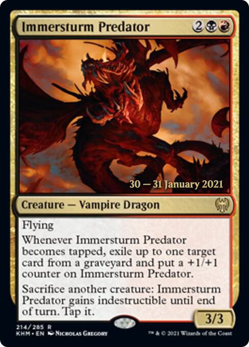 Immersturm Predator 214 (Prerelease Cards)  - Foil | Good Games Adelaide SA