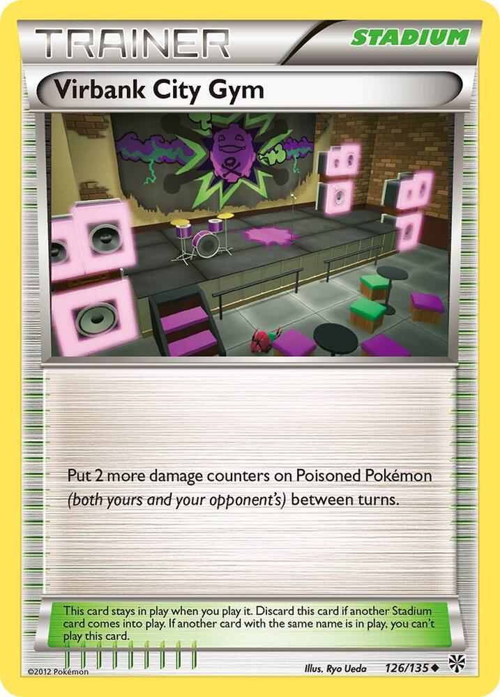 Virbank City Gym 126/135 (Plasma Storm)  - Reverse Holofoil | Good Games Adelaide SA