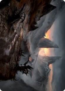 Haunted Ridge Art Card 73 (Art Series: Innistrad: Midnight Hunt)  | Good Games Adelaide SA