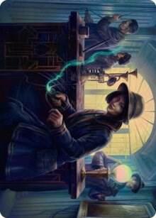 Wiretapping Art Card 15 (Art Series: Streets of New Capenna)  | Good Games Adelaide SA